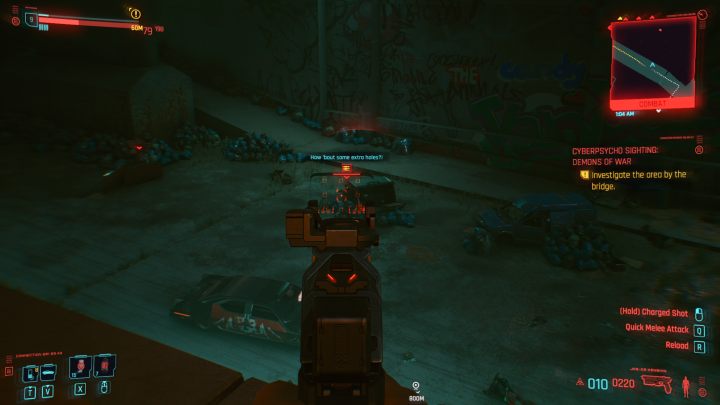 Broń typu Tech charakteryzuje się możliwością naładowania i tym samym zwiększenia obrażeń oraz możliwością przebijania osłon - Cyberpunk 2077: Jak działają przebijające pociski? - Cyberpunk 2077 - poradnik do gry