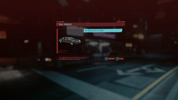 Po zmianie lokalizacji powinieneś mieć już możliwość ponownego przywołania pojazdu - zrobisz to przy pomocy poniższych przycisków (w zależności od platformy, na której grasz) - Cyberpunk 2077: Jak naprawić samochód? - Cyberpunk 2077 - poradnik do gry