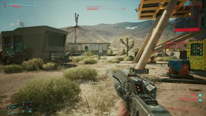 Jeśli zdrowie przeciwnika spadnie poniżej 50% zacznie on uciekać - Cyberpunk 2077: Druga szansa - cyberpsychopata, solucja - Cyberpunk 2077 - poradnik do gry