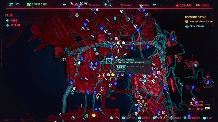 W regionie Watson w 24 miejscach możesz wykonać napaść - Cyberpunk 2077: Watson, Kroniki kryminalne - mapa, solucja - Cyberpunk 2077 - poradnik do gry