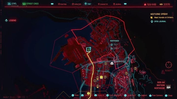 1 - Cyberpunk 2077: Watson, Kroniki kryminalne - mapa, solucja - Cyberpunk 2077 - poradnik do gry