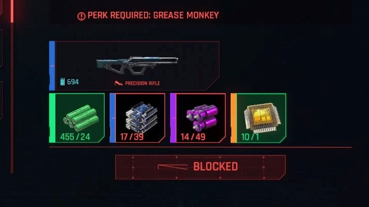 Wytworzenie lub ulepszenie każdego przedmiotu wiąże się z koniecznością poświęcania odpowiednich materiałów do craftingu - Cyberpunk 2077: Jak zdobywać legendarne komponenty do craftingu? - Cyberpunk 2077 - poradnik do gry