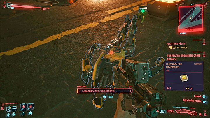 Podczas rozglądania się za lootem możesz zwiększać swoje szanse na odnajdywanie legendarnych komponentów - Cyberpunk 2077: Jak zdobywać legendarne komponenty do craftingu? - Cyberpunk 2077 - poradnik do gry