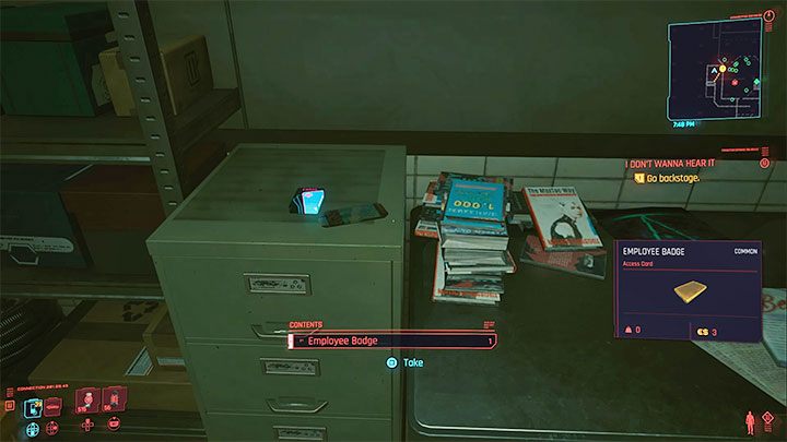 Ponownie masz kilka możliwości uporania się z problemem ochroniarza - Cyberpunk 2077: Na krzywy ryj (Kerry)/I Dont Wanna Hear It - solucja - Cyberpunk 2077 - poradnik do gry