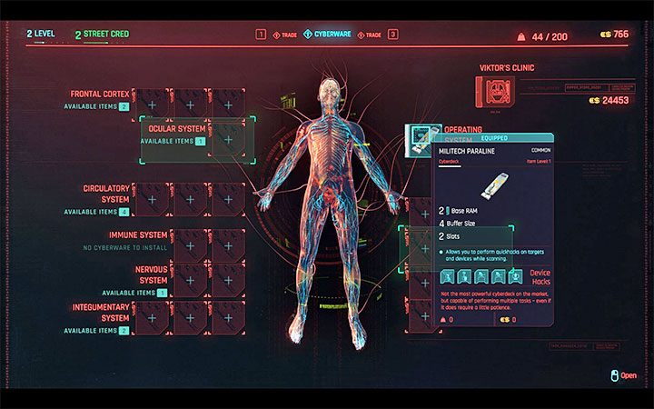 Dla przypomnienia Cyberdeck to inaczej system operacyjny i z wyglądu przypomina on pendrivea - Cyberpunk 2077: Jak zwiększyć ilość pamięci RAM cyberdecku? - Cyberpunk 2077 - poradnik do gry