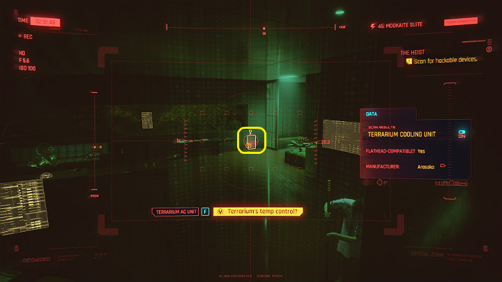 Dopóki pokojówka stoi w tym miejscu, Flathead nie będzie mógł się przecisnąć - Cyberpunk 2077: Skok na głęboką wodę/The Heist - solucja, opis przejścia - Cyberpunk 2077 - poradnik do gry