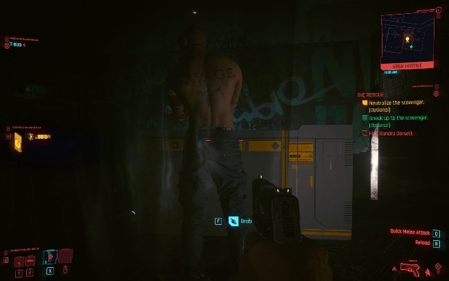 Hakowanie przeciwników nie jest jedynym sposobem eliminowania ich, pozostając w ukryciu - Cyberpunk 2077: Walka - Cyberpunk 2077 - poradnik do gry