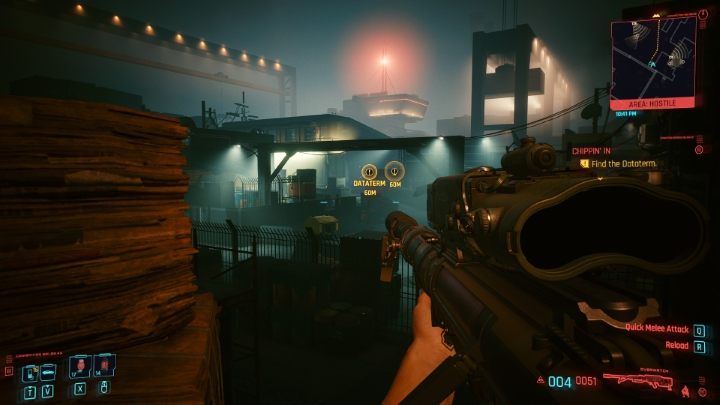 Po dotarciu do doków, podążaj za Rouge - Cyberpunk 2077: Jak zdobyć Porsche 911? - Cyberpunk 2077 - poradnik do gry