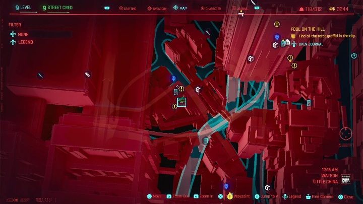 Jak odblokować: zadanie główne Skok na głęboką wodę - Cyberpunk 2077: Wszystkie Karty tarota - Cyberpunk 2077 - poradnik do gry