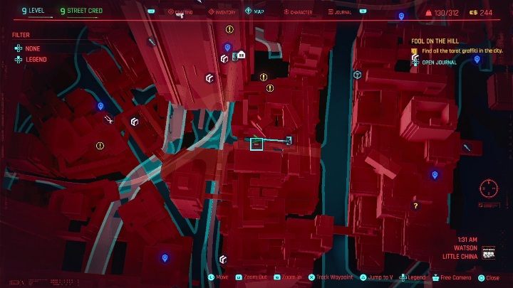 Jak odblokować: zadanie główne Skok na głęboką wodę - Cyberpunk 2077: Wszystkie Karty tarota - Cyberpunk 2077 - poradnik do gry