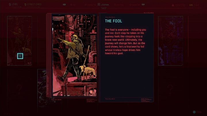 Lokalizacja: Kartę Głupiec zdobędziesz, gdy zbadasz mural znajdujący się na ścianie, zaraz obok drzwi do twojego mieszkania - Cyberpunk 2077: Wszystkie Karty tarota - Cyberpunk 2077 - poradnik do gry