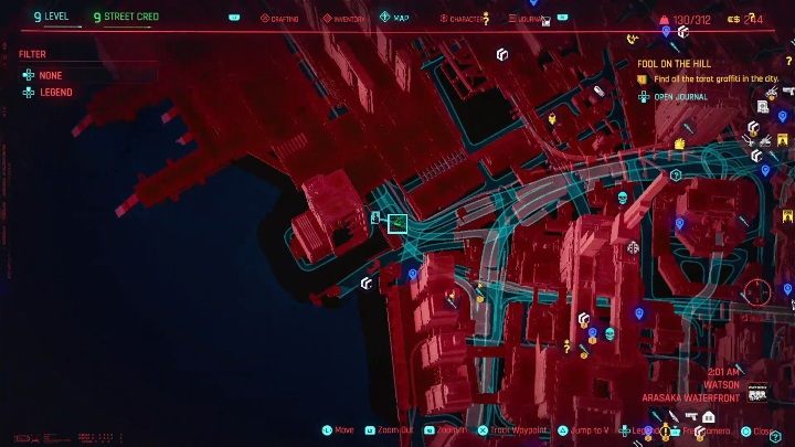 Jak odblokować: zadanie główne Skok na głęboką wodę - Cyberpunk 2077: Wszystkie Karty tarota - Cyberpunk 2077 - poradnik do gry