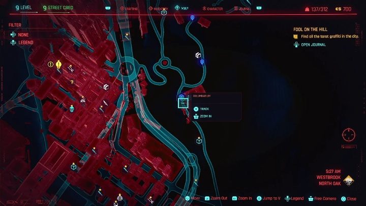 Jak odblokować: zadanie główne Skok na głęboką wodę - Cyberpunk 2077: Wszystkie Karty tarota - Cyberpunk 2077 - poradnik do gry
