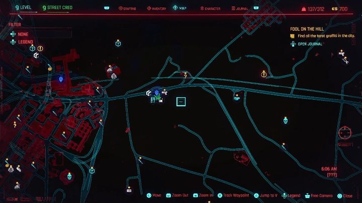 Jak odblokować: zadanie główne Skok na głęboką wodę - Cyberpunk 2077: Wszystkie Karty tarota - Cyberpunk 2077 - poradnik do gry