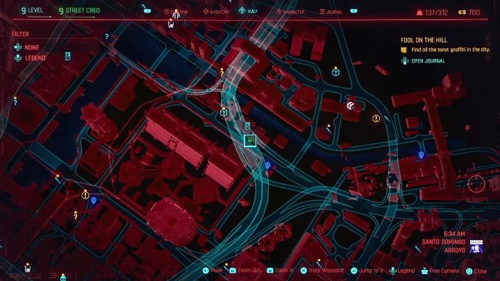 Jak odblokować: zadanie główne Skok na głęboką wodę - Cyberpunk 2077: Wszystkie Karty tarota - Cyberpunk 2077 - poradnik do gry