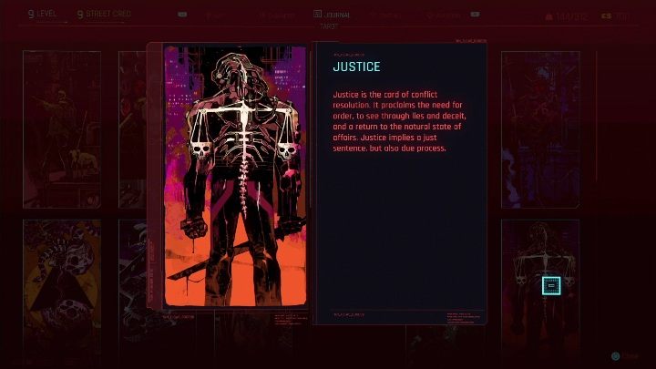 Lokalizacja: Kartę Sprawiedliwość zdobędziesz, gdy zbadasz mural, który znajduje się na ścianie budynku - Cyberpunk 2077: Wszystkie Karty tarota - Cyberpunk 2077 - poradnik do gry