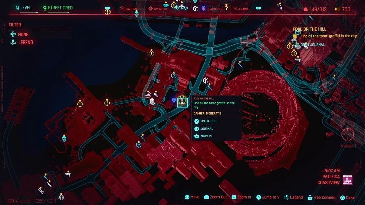 Jak odblokować: zadanie główne Skok na głęboką wodę - Cyberpunk 2077: Wszystkie Karty tarota - Cyberpunk 2077 - poradnik do gry