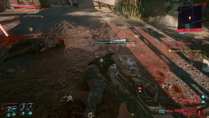 Jak zacząć: ukończyć zadanie Wielki sen i odnaleźć przeciwnika na mapie, tylko po godzinie 18 - Cyberpunk 2077: Krwawy rytuał - cyberpsychopata, solucja - Cyberpunk 2077 - poradnik do gry