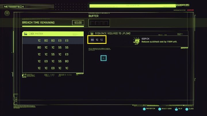 Pierwsze co musisz wiedzieć, twoim zadaniem jest odtworzenie w systemie sekwencji liczb znajdujących się po prawej stronie - zaznaczyliśmy je na screenie powyżej - Cyberpunk 2077: Naruszenia Protokołu, Hakowanie - porady - Cyberpunk 2077 - poradnik do gry