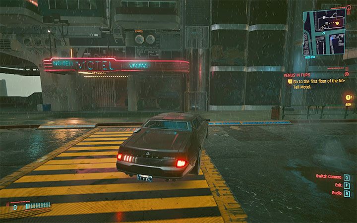 Cel podróży to No-Tell Motel - Cyberpunk 2077: Meredith Stout - romans/seks - Cyberpunk 2077 - poradnik do gry