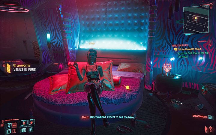 Meredith będzie czekała w seksownej bieliźnie w pokoju motelowym - Cyberpunk 2077: Meredith Stout - romans/seks - Cyberpunk 2077 - poradnik do gry