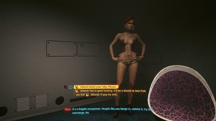 Gdy zapytasz o Evelyn Parker, lalka z początku nie będzie chciała nic powiedzieć - Cyberpunk 2077: Dom lalek/Automatic Love - solucja, opis przejścia - Cyberpunk 2077 - poradnik do gry