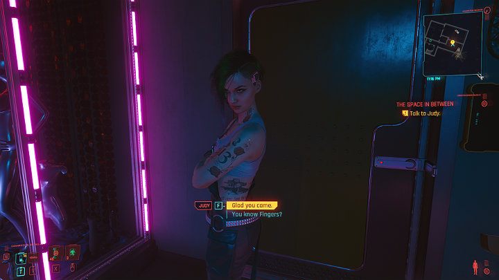 Wejdź do kliniki i idź na pierwsze piętro budynku - Cyberpunk 2077: Nieznane przyjemności/The Space In Between - solucja - Cyberpunk 2077 - poradnik do gry