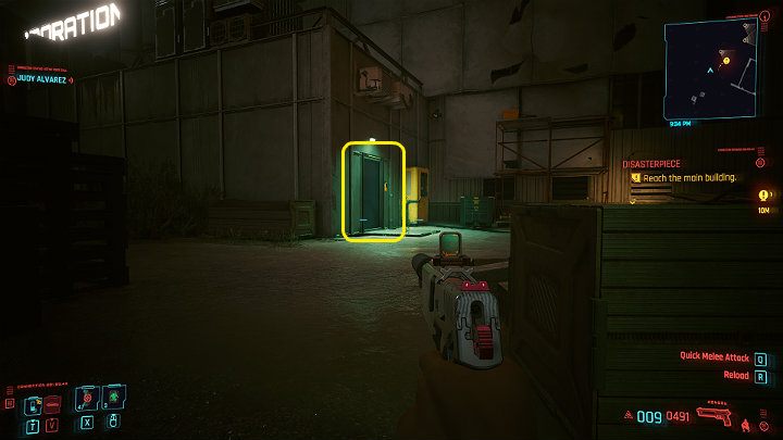 Idąc dalej prosto spotkasz jednego strażnika - Cyberpunk 2077: Bezład/Disasterpiece - solucja, opis przejścia - Cyberpunk 2077 - poradnik do gry