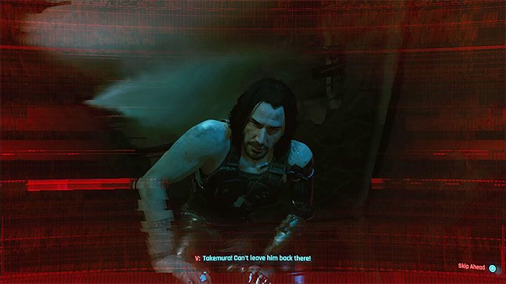 Po ataku musisz uratować Takemurę, gdyż tylko w taki sposób ocalisz go przed śmiercią - Cyberpunk 2077: Wszystkie trofea związane z zakończeniami - Cyberpunk 2077 - poradnik do gry