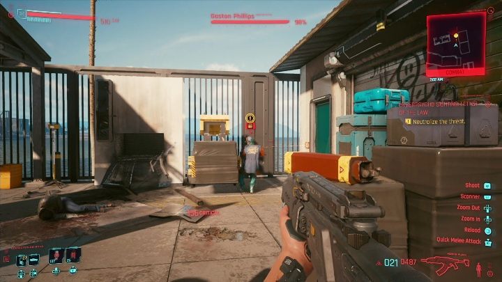 Jak zacząć: ukończyć zadanie Ostatnia taka robota i odnaleźć przeciwnika na mapie - Cyberpunk 2077: Litera Prawa - cyberpsychopata, solucja - Cyberpunk 2077 - poradnik do gry