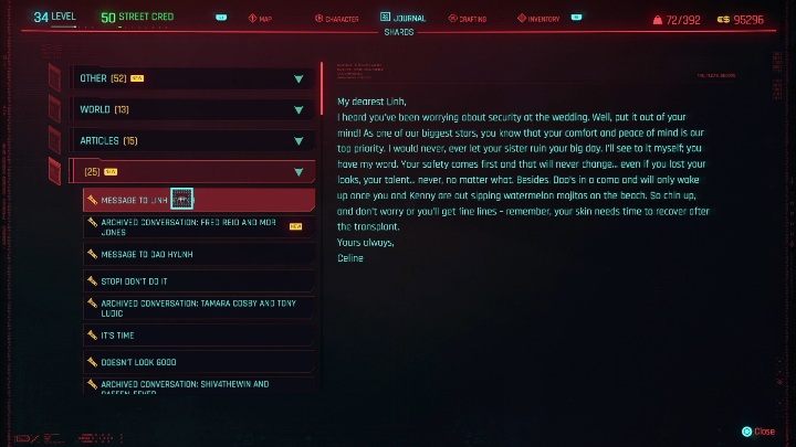 Po zdobyciu drzazgi wejdź w - Cyberpunk 2077: Seaside Cafe - cyberpsychopata, solucja - Cyberpunk 2077 - poradnik do gry