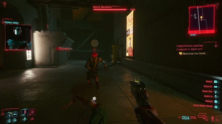 Jak zacząć: ukończyć zadanie Ostatnia taka robota i odnaleźć przeciwnika na mapie - Cyberpunk 2077: Duch z miasta nocy - cyberpsychopata, solucja - Cyberpunk 2077 - poradnik do gry