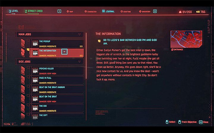 Przyśpieszanie upływu czasu może też przydawać się w niektórych questach - Cyberpunk 2077: Jak przyspieszyć upływ czasu? - Cyberpunk 2077 - poradnik do gry