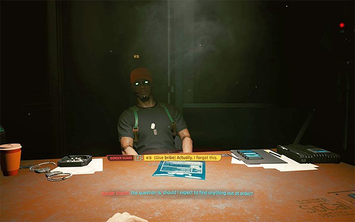 Zostaniesz poproszony o to żeby wysiąść z auta - Cyberpunk 2077: Zawsze wiatr w oczy - quest pochodzenia Nomada - solucja - Cyberpunk 2077 - poradnik do gry