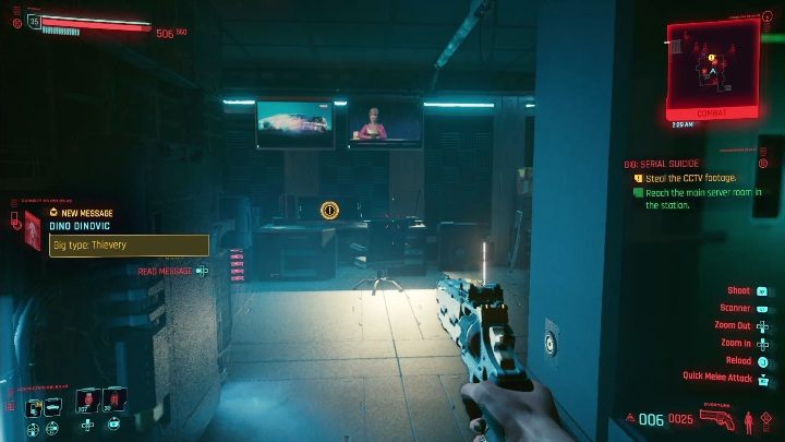 Cel: dane z komputera - Cyberpunk 2077: Kradzież, City Center - kontrakty, solucja, mapa - Cyberpunk 2077 - poradnik do gry