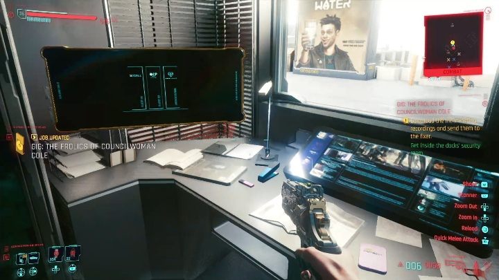 Cel: dane z komputera - Cyberpunk 2077: Kradzież, City Center - kontrakty, solucja, mapa - Cyberpunk 2077 - poradnik do gry