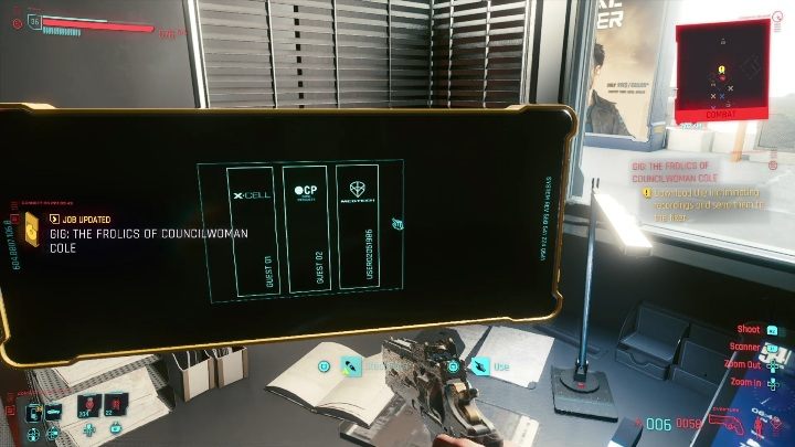 Solucja: twoim zadaniem jest dostanie się do koputera znajdującego się na Gold Beach Street - Cyberpunk 2077: Kradzież, City Center - kontrakty, solucja, mapa - Cyberpunk 2077 - poradnik do gry