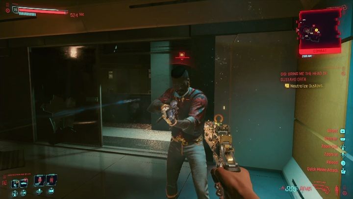 Cel: Gustava Orta, żywy bądź martwy - Cyberpunk 2077: Neutralizacja, City Center - kontrakty, solucja, mapa - Cyberpunk 2077 - poradnik do gry