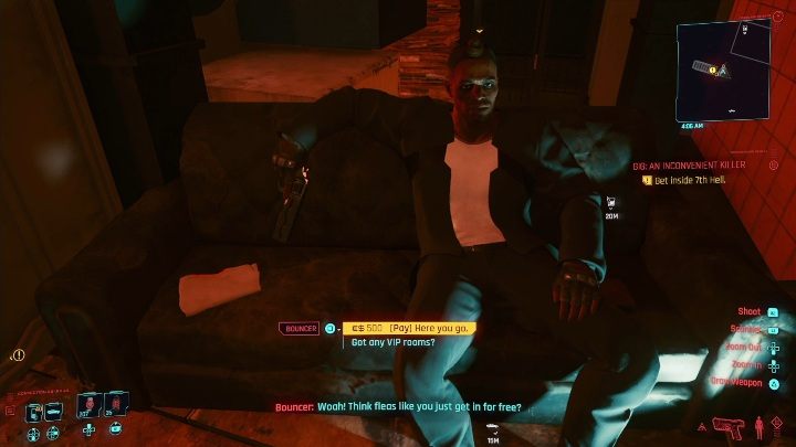 Solucja: zacznijmy od tego, że musisz wejść do klubu - Cyberpunk 2077: Neutralizacja, City Center - kontrakty, solucja, mapa - Cyberpunk 2077 - poradnik do gry