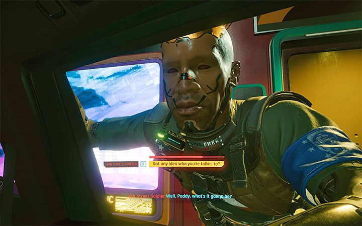 W trakcie przejazdu możesz wybierać kolejne opcje dialogowe rozmowy z Padre - Cyberpunk 2077: Koledzy z sąsiedztwa - quest pochodzenia Punk - solucja - Cyberpunk 2077 - poradnik do gry