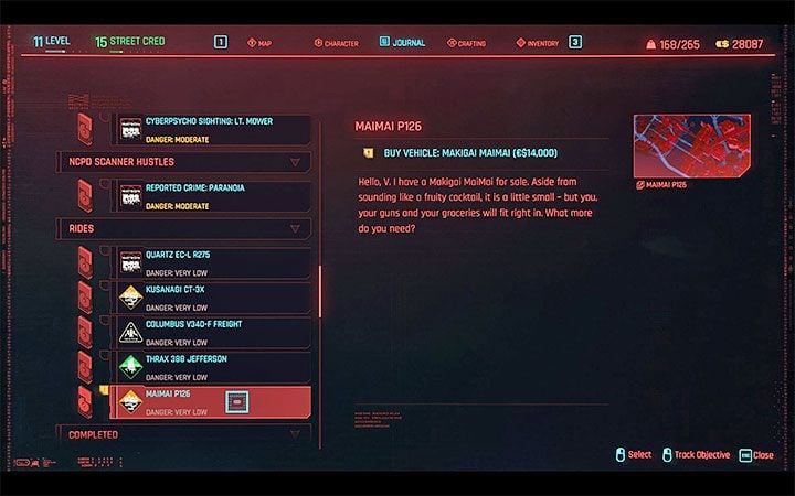 1 - Cyberpunk 2077: Jak przywołać pojazd? - Cyberpunk 2077 - poradnik do gry