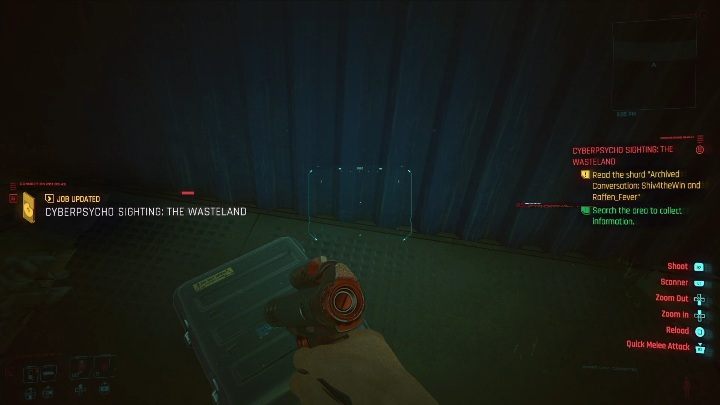 Po zneutralizowaniu przeciwnika zdobądź potrzebne informacje - Cyberpunk 2077: Ziemia jałowa - cyberpsychopata, solucja - Cyberpunk 2077 - poradnik do gry