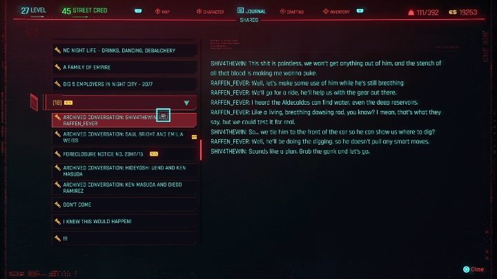 Po zdobyciu drzazgi wejdź w - Cyberpunk 2077: Ziemia jałowa - cyberpsychopata, solucja - Cyberpunk 2077 - poradnik do gry