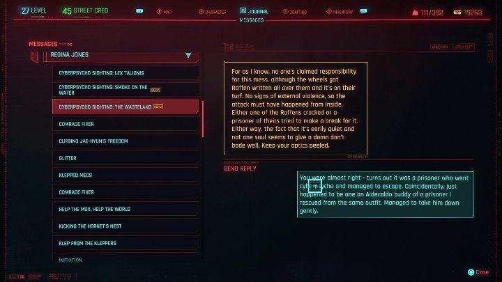Aby ukończyć zadanie musisz wejść - Cyberpunk 2077: Ziemia jałowa - cyberpsychopata, solucja - Cyberpunk 2077 - poradnik do gry