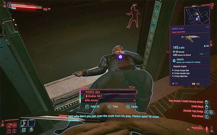 Pokonany Woodman pozostawi po sobie m - Cyberpunk 2077: Jak pokonać bossa Woodman? - Cyberpunk 2077 - poradnik do gry