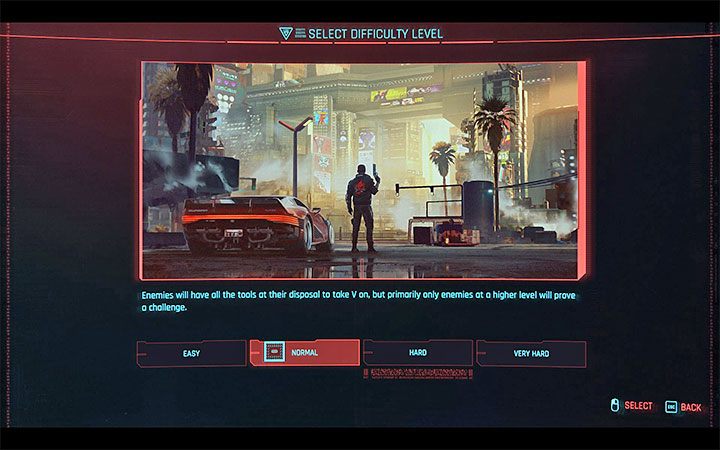Cyberpunk 2077 oferuje 4 główne poziomy trudności - Cyberpunk 2077: Porady na start - Cyberpunk 2077 - poradnik do gry
