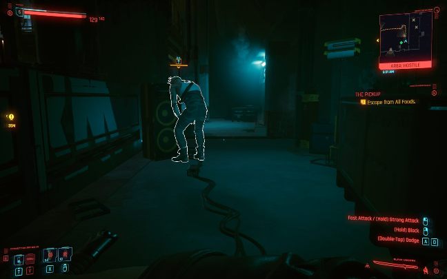 Nie możesz ogłuszać przeciwników z wysokim poziomem ani bossów, za pomocą jednego kliknięcia - Cyberpunk 2077: Skradanie, walka po cichu - Cyberpunk 2077 - poradnik do gry