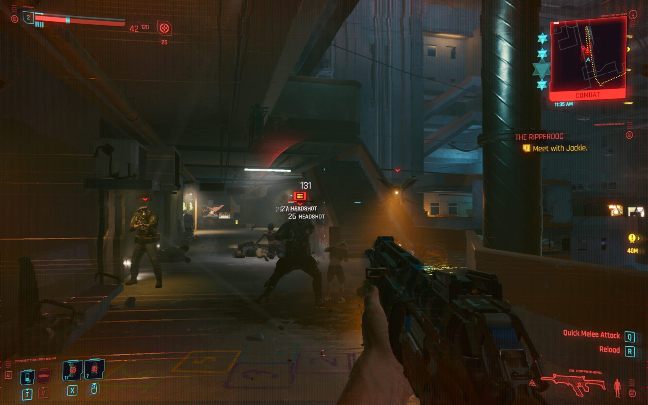 Przeciwnicy zareagują na wszelkie głośne odgłosy w okolicy - Cyberpunk 2077: Skradanie, walka po cichu - Cyberpunk 2077 - poradnik do gry