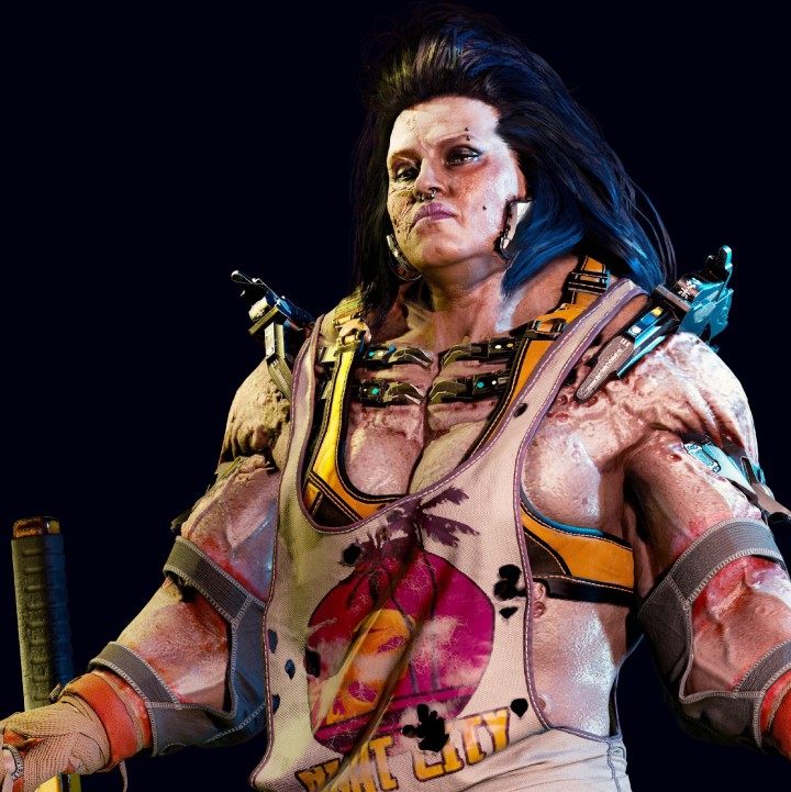 Na czele Animals stoi Sasquatch z powyższego obrazka i wiadomo już, że będzie ona jednym z bossów gry - Cyberpunk 2077: Frakcje - lista, charakterystyka - Cyberpunk 2077 - poradnik do gry