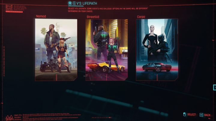 Wybór pochodzenia wpływa przede wszystkim na prolog Cyberpunk 2077 - Cyberpunk 2077: Najlepsze pochodzenie - Cyberpunk 2077 - poradnik do gry